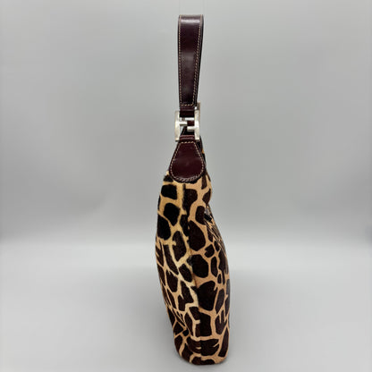 Fendi Giraffe-Print Pony Hair Hobo, Early 2000s