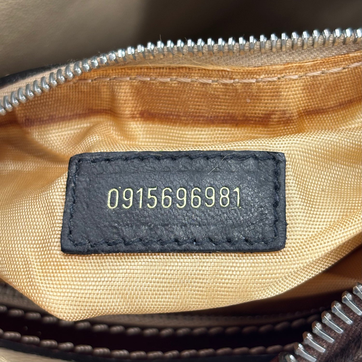 Fendi Giraffe-Print Pony Hair Hobo, Early 2000s
