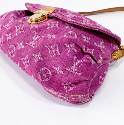 Pink Denim Pleaty