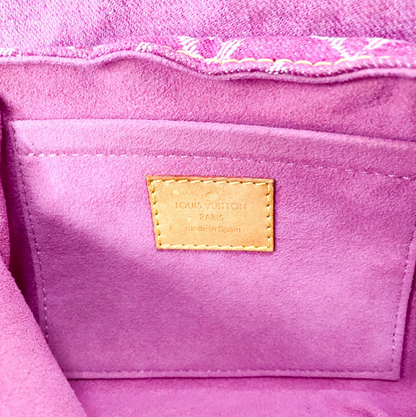 Pink Denim Pleaty