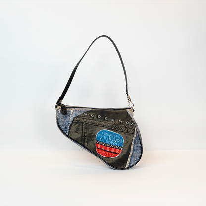 2001 Christian Dior Miss Diorella Speedway Saddle Pochette — Trompe L&
