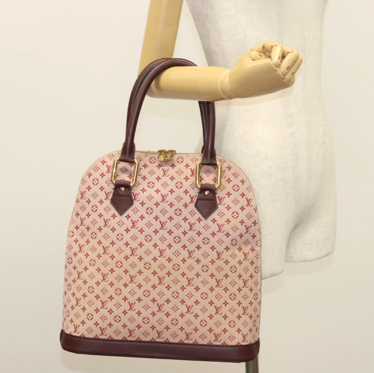 Alma O — Monogram Cherry, Gold Hardware