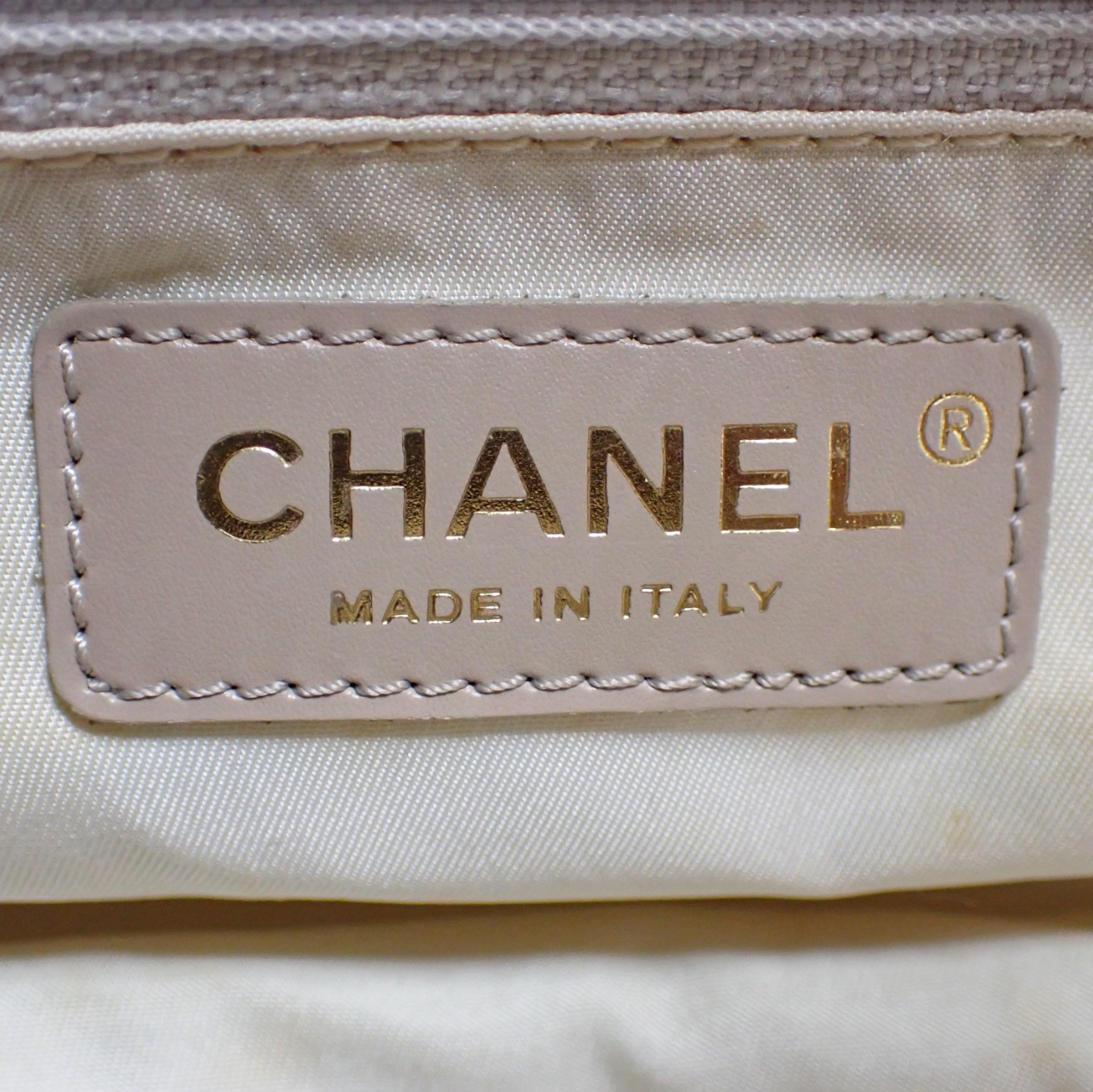 Chanel New Travel Line Bowler, Beige Nylon, 2004