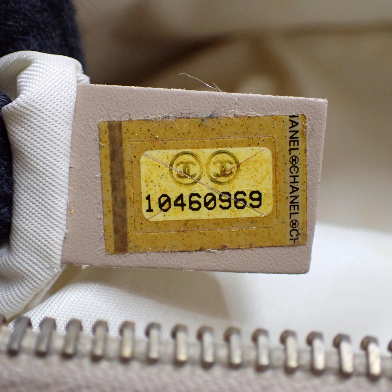 Chanel New Travel Line Bowler, Beige Nylon, 2004