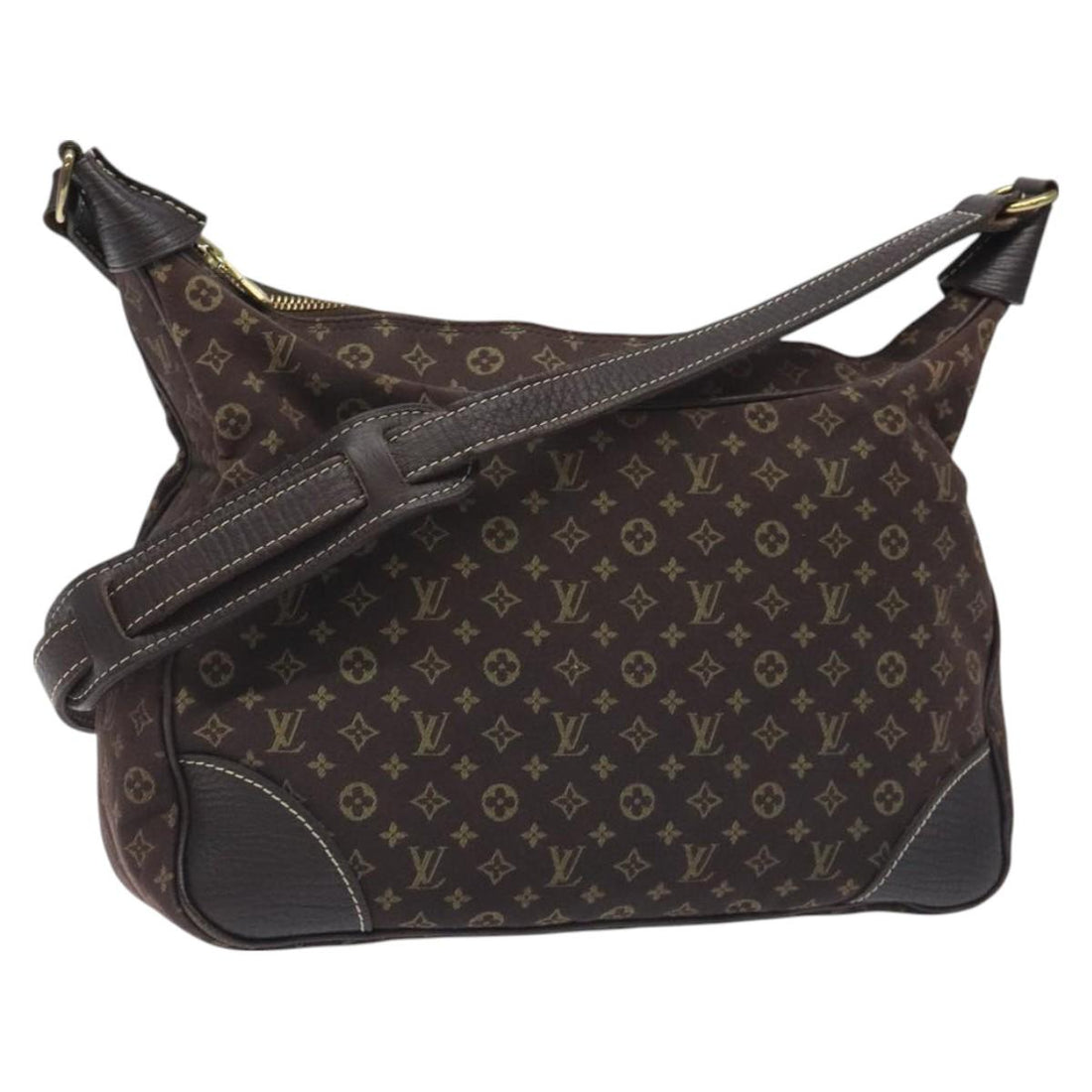 Monogram Mini Lin Canvas Boulogne Shoulder Bag
