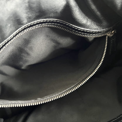 Christian Dior 61 Croc Embossed Patent Leather Tote, Galliano Era