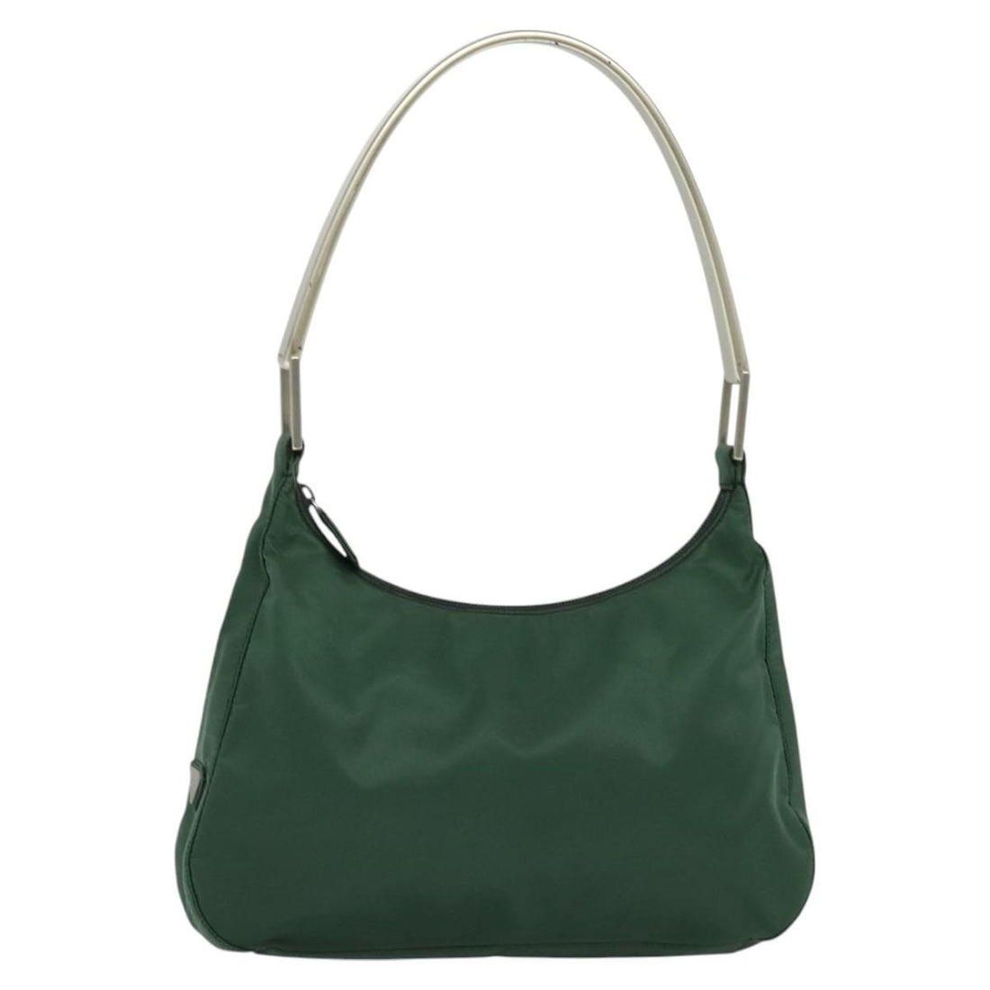 Nylon Green Shoulder Bag