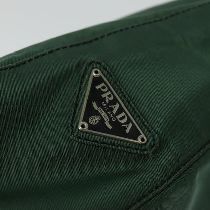 Nylon Green Shoulder Bag
