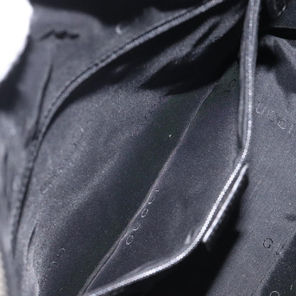 Early 2000s Gucci Black Leather Shoulder Bag