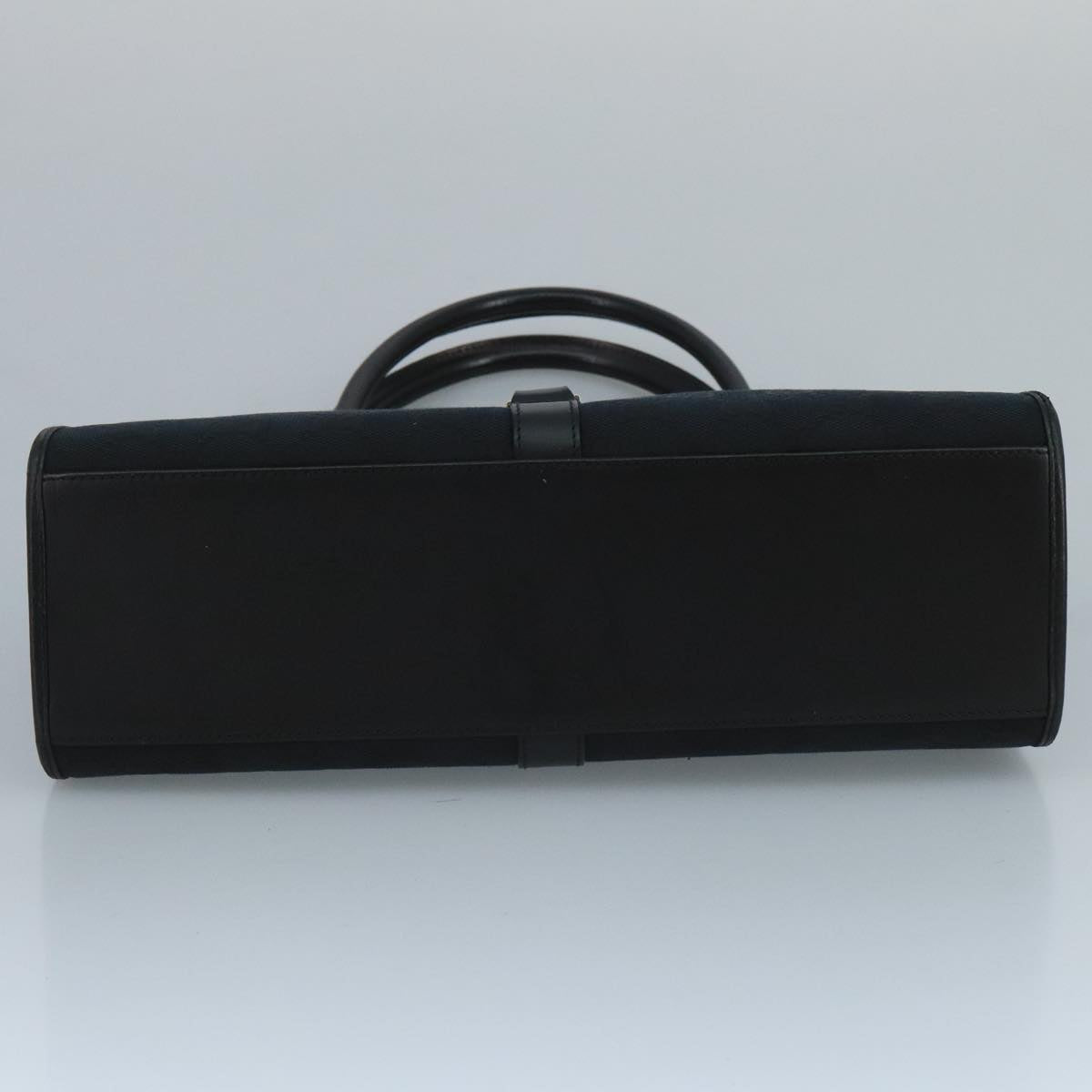 Jackie GG Canvas Hand Bag Black
