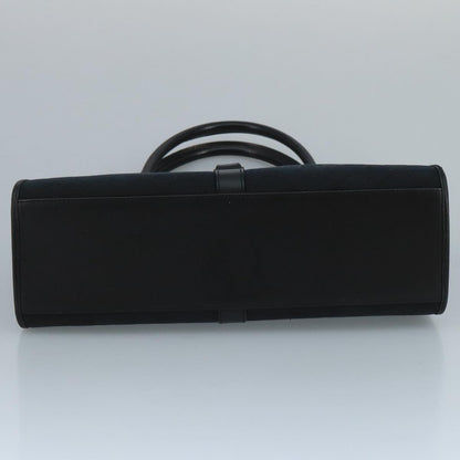 Jackie GG Canvas Hand Bag Black