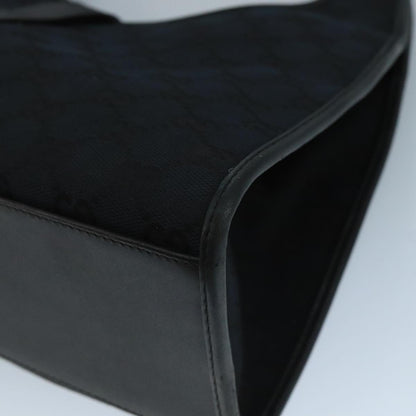Jackie GG Canvas Hand Bag Black