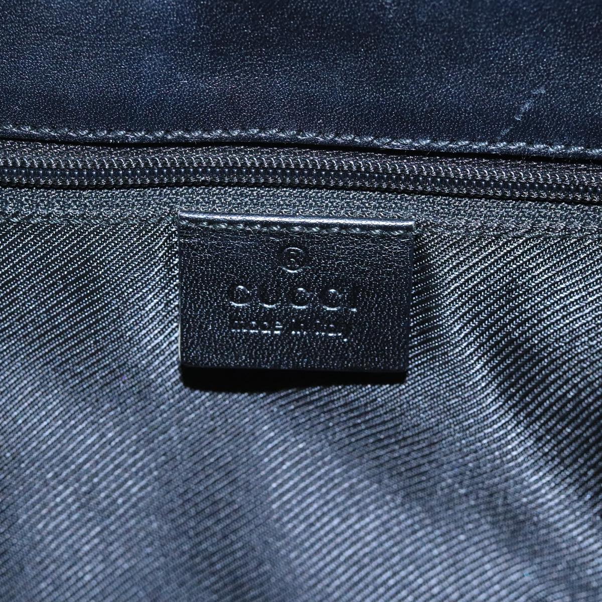 Jackie GG Canvas Hand Bag Black