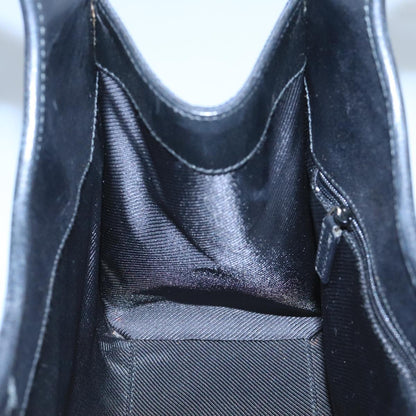 Jackie GG Canvas Hand Bag Black